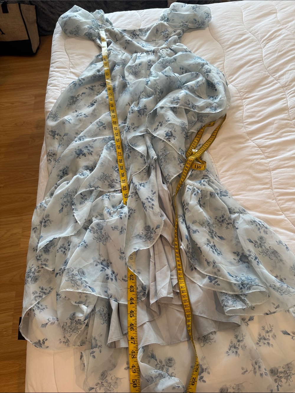 Storia NWT beautiful blue floral maxi dress ⭐️6 - Picture 11 of 11